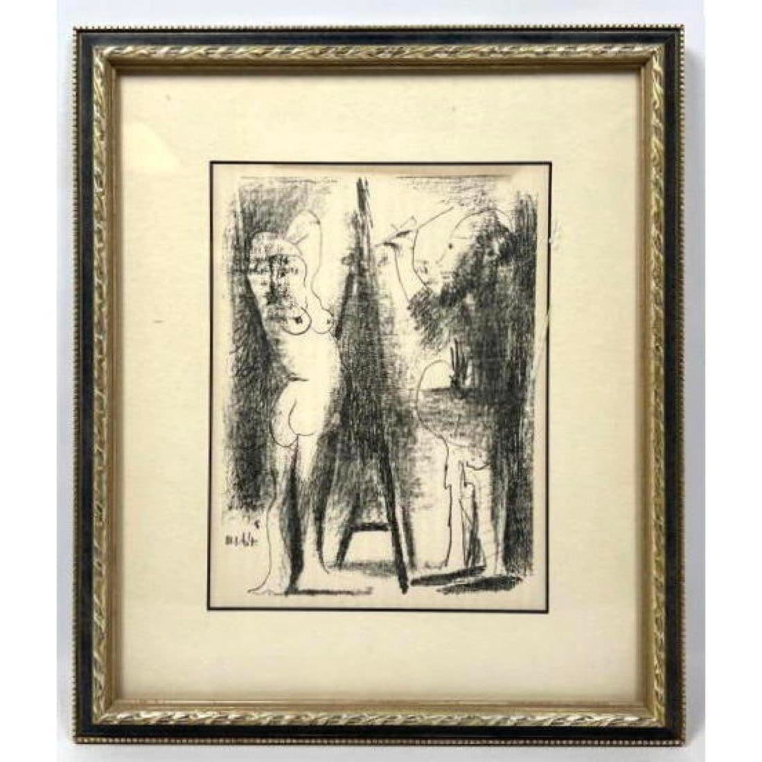 Framed print after Pablo Picasso.