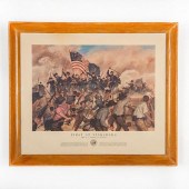 FRAMED PRINT, FIRST AT VICKSBU