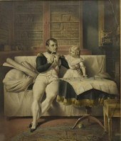 FRAMED PRINT JANET-LANGE 'LE C