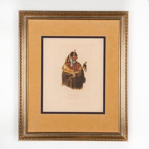 FRAMED PRINT, MANDEH-PAHCHU A YOUNG