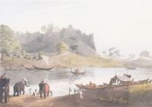 FRAMED PRINT 'RUINS OF THE FOR