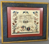 FRAMED PRINTED & WATERCOLOR AC