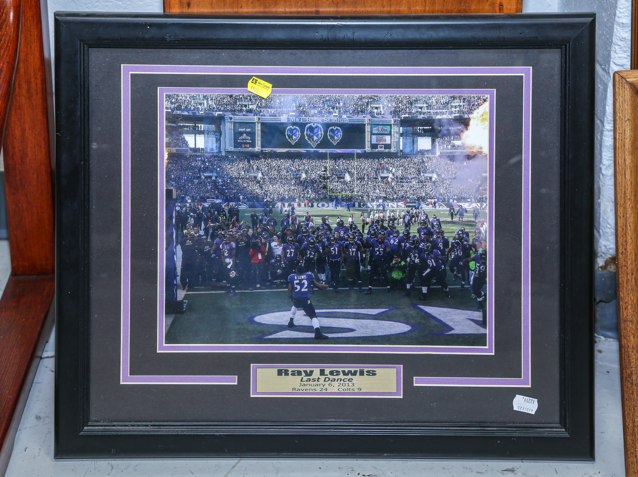 FRAMED RAY LEWIS / RAVENS