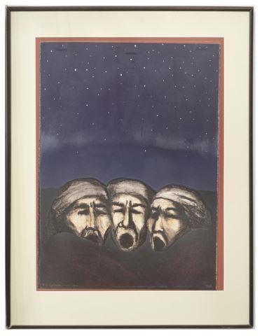 FRAMED R.C. GORMAN 'MOUNTAIN CHANT'