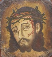 FRAMED RELIGIOUS RETABLO PAINT