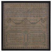 FRAMED SAMPLER "Betsy Purinton