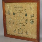 FRAMED SAMPLER BY ANN ELIZABET