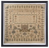 FRAMED SAMPLER "Elizabeth Bill