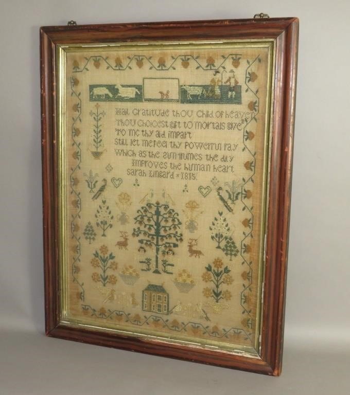 FRAMED SCHOOL GIRL "ADAM & EVE"