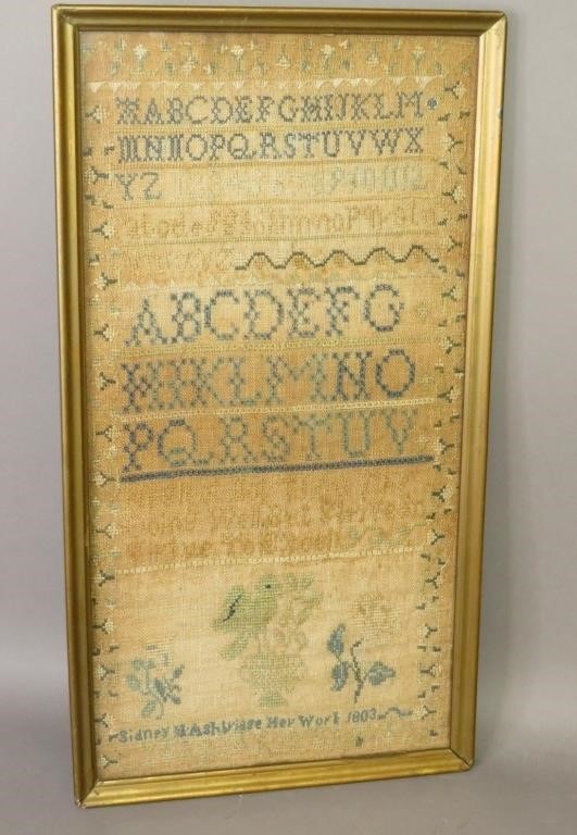 FRAMED SCHOOL GIRL EMBROIDERED