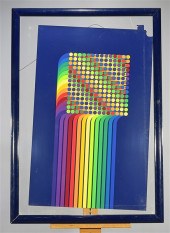 Framed serigraph by Julio le P