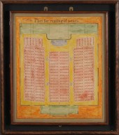 FRAMED SHADOW BOX DIAGRAM OF T