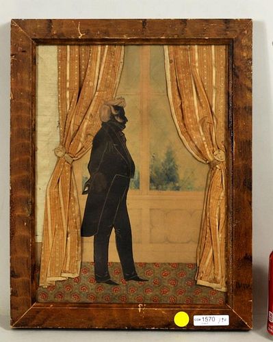 FRAMED SILHOUETTE OF