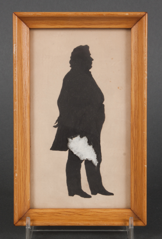 Framed silhouette of ''Hon.