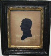 Framed silhouette, Willaim Coo
