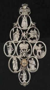 FRAMED SILVER-TONE PRAYER PLAQ