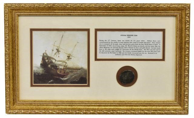 FRAMED SPANISH ATOCHA SHIPWRECK