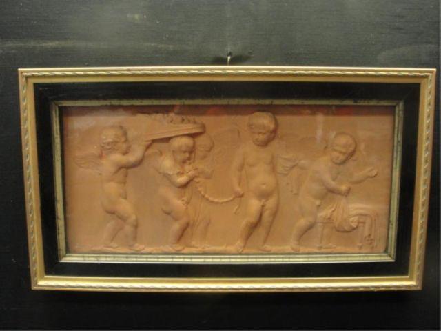 Framed Terracotta Relief of 4