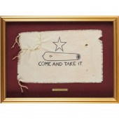 FRAMED TEXAS INDEPENDENCE "COM