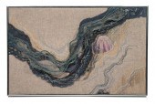 FRAMED TEXTILE ART BY DOROTHY
