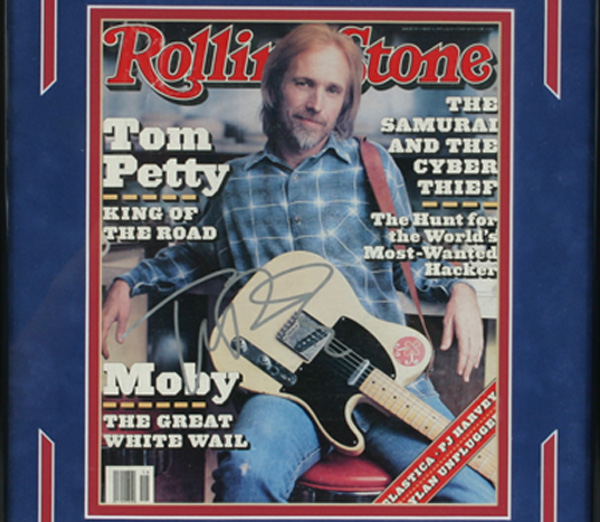 Framed Tom Petty Autograph on