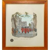 FRAMED TOWER OF LONDON HAND CO