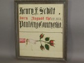 FRAMED UNCOMMON "HAND & FLOWER