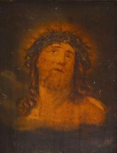 FRAMED VARNISHED PRINT CHRIST