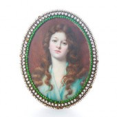 FRAMED VICTORIAN MINIATURE HAN