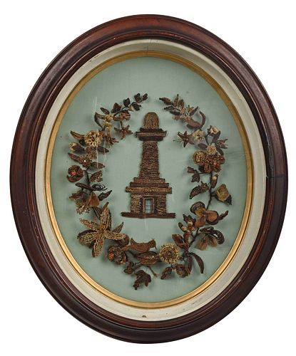 FRAMED VICTORIAN MOURNING
