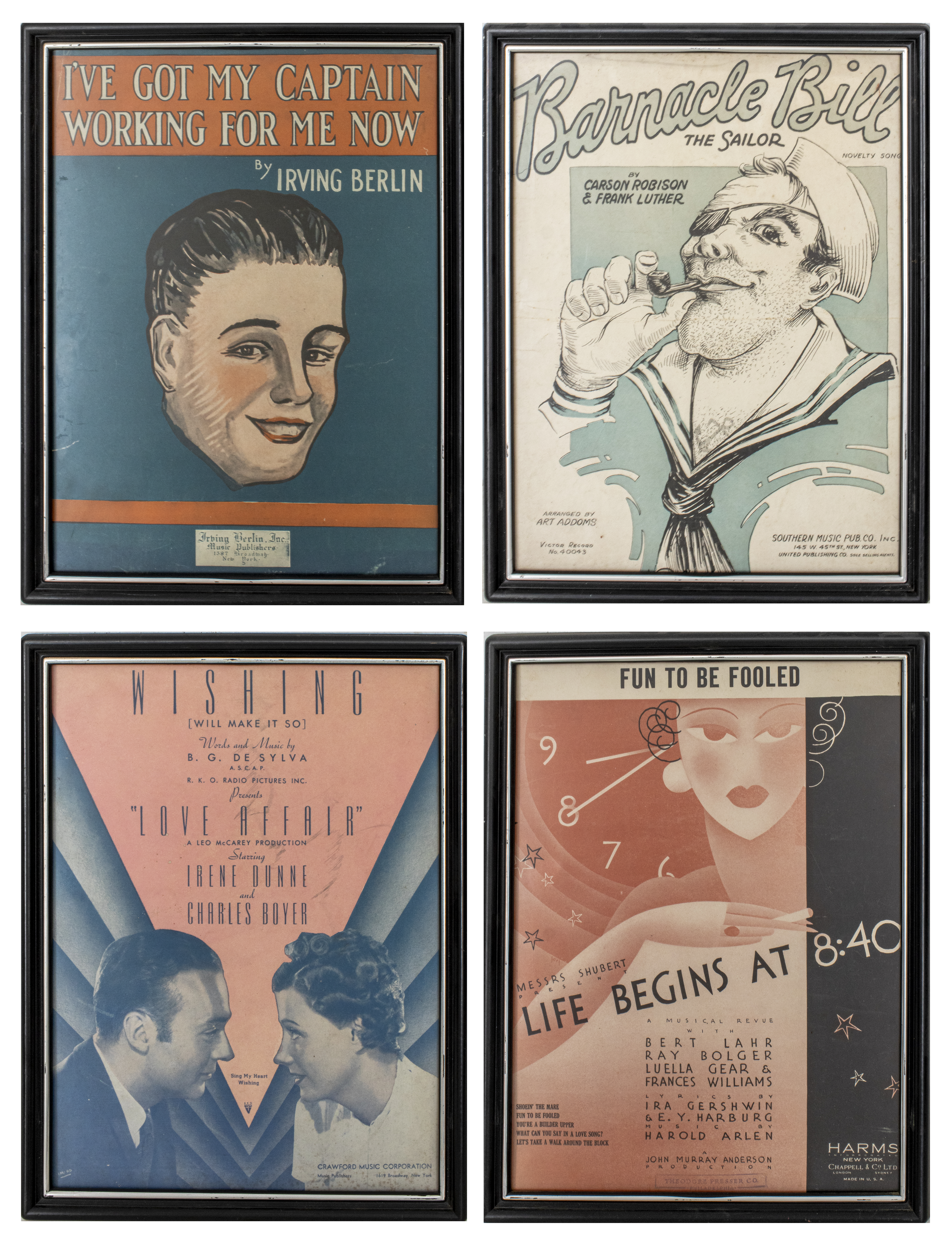 FRAMED VINTAGE NEW YORK SHOW
