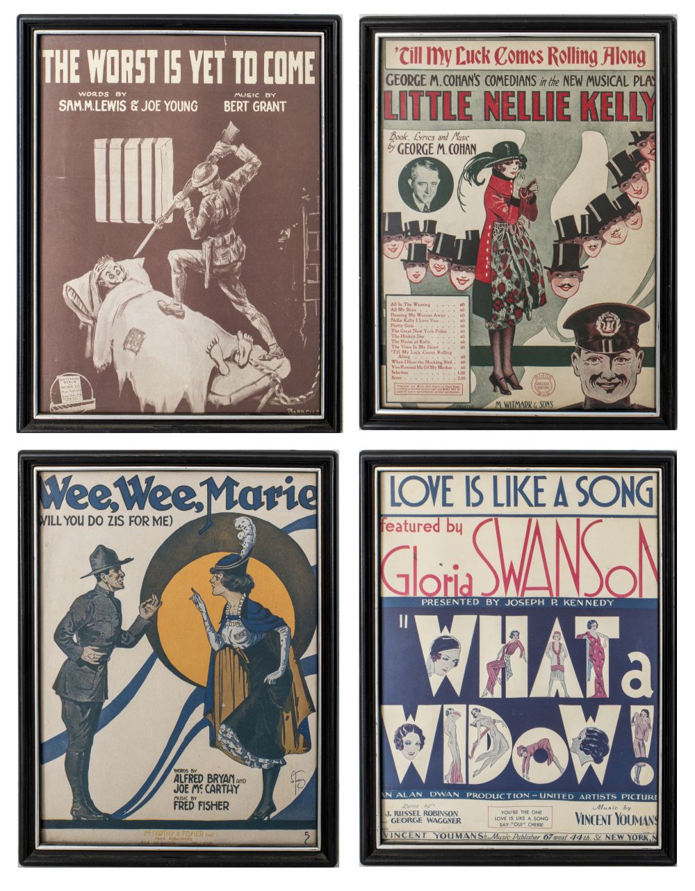 FRAMED VINTAGE NEW YORK SHOW