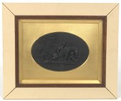 FRAMED WEDGWOOD BASALT HIGH RE
