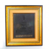 FRAMED WEDGWOOD BLACK BASALT S