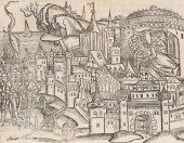 FRAMED WOODCUT PRINT FROM SEBA