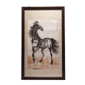 FRAMED XU BEIHONG HORSE PAINTI