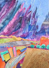 FRAN LARSEN WATERCOLOR SUMMER