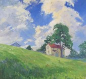 FRANCES KRATZ SCHANTZ OIL ON B