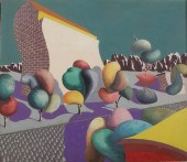 FRANCES WISMER MODERNIST ACRYL