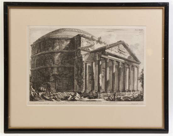 * Francesco Piranesi (Italian c.