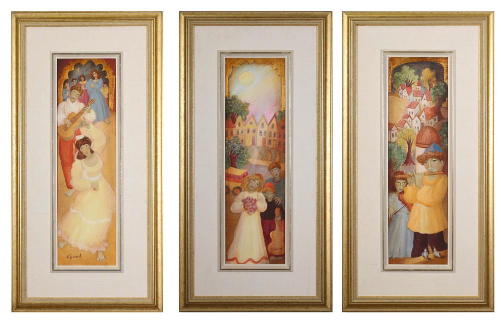 FRANCINE GRAVEL THREE OILS ON