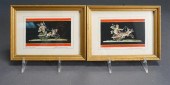 FRANCIONE, PAIR OF POMPEIAN FR