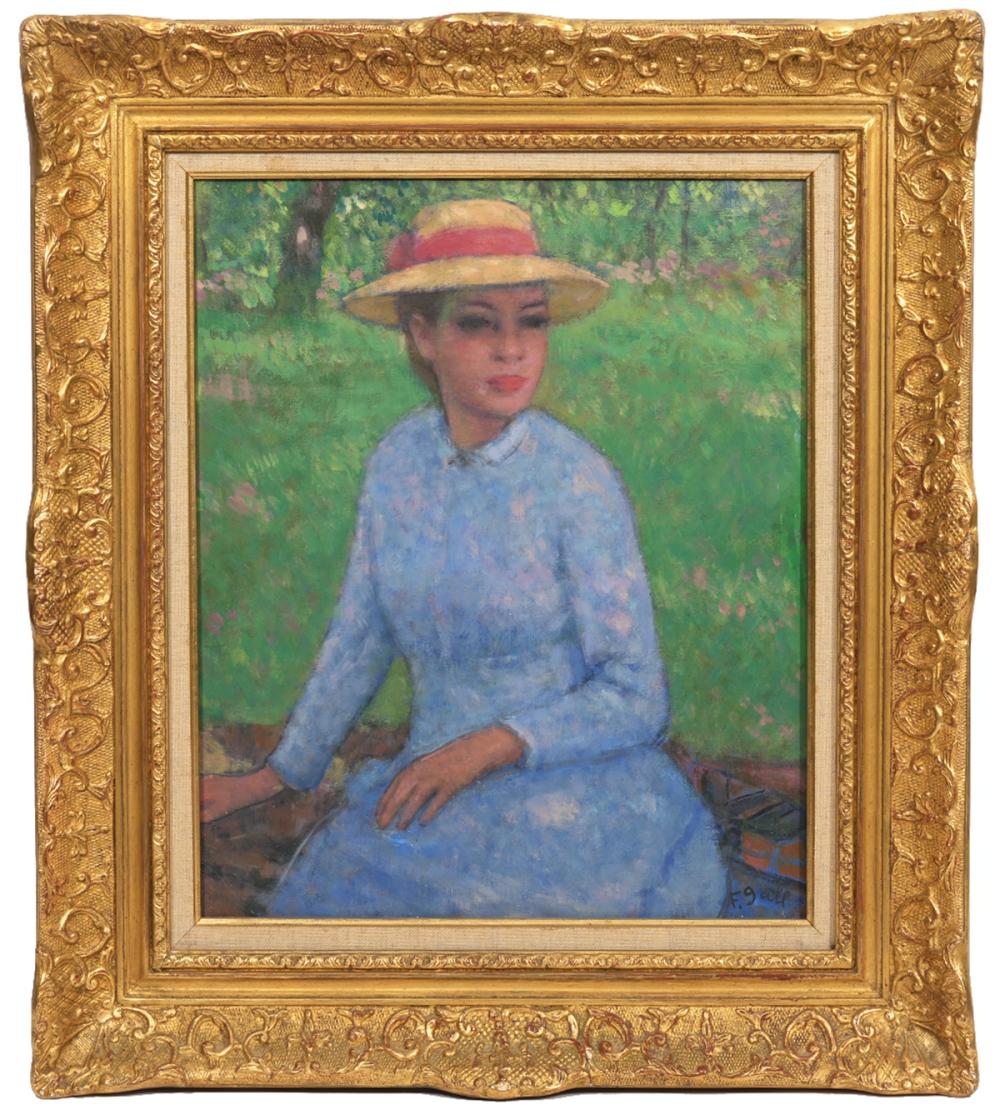 FRANCIOS GALL 'JEUNE FEMME DANS