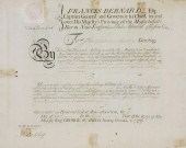 FRANCIS BERNARD 1766 MILITARY