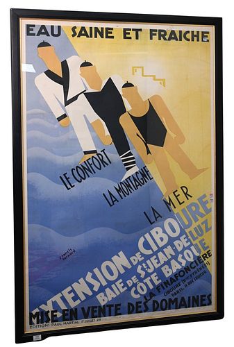 FRANCIS BERNARD, LARGE POSTER,