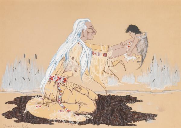 FRANCIS BLACKBEAR BOSIN (1921-1980)