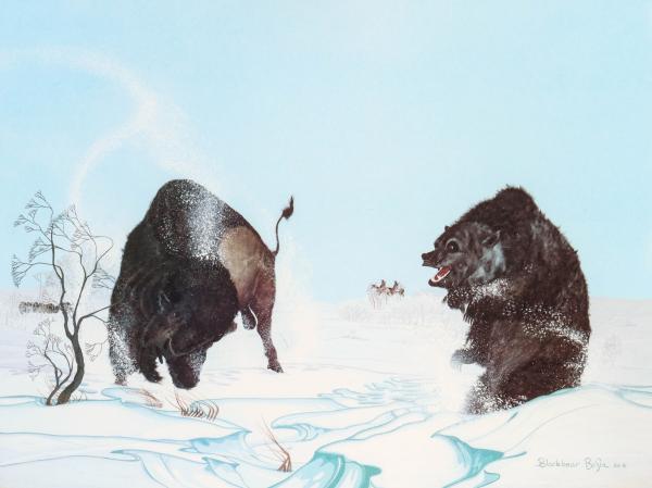 FRANCIS BLACKBEAR BOSIN (1921-1980)