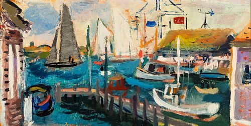 FRANCIS CHAPIN &#039;GRAY SAIL -