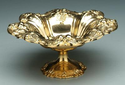 Francis I gilt sterling compote,