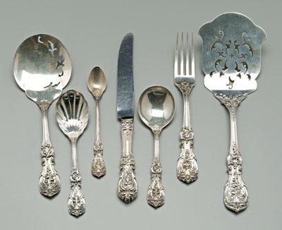 Francis I sterling flatware, Reed